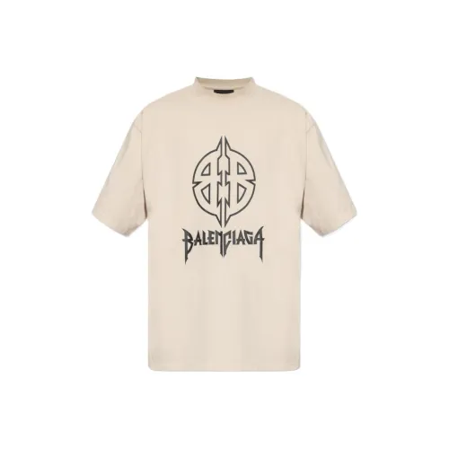 Balenciaga Светло-янтарный Мужской T-рубашки