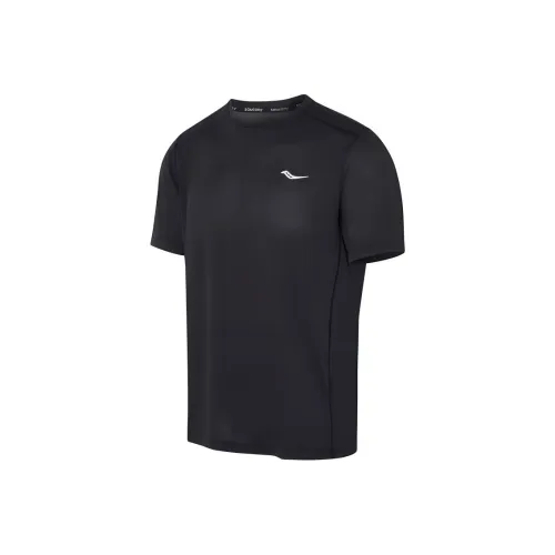 Saucony Секундомер Черный Мужской T-Рубашка