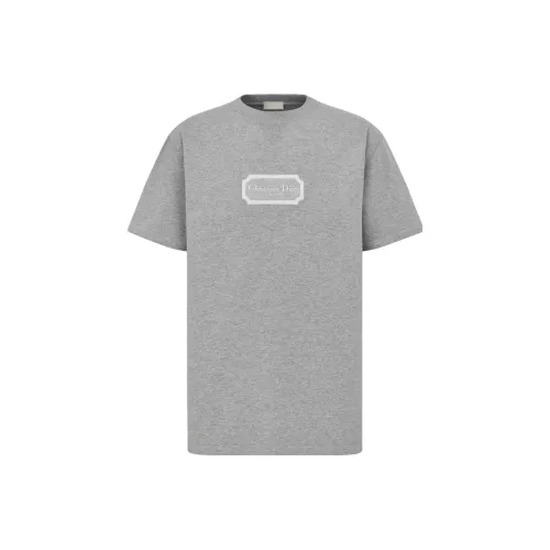 DIOR Christian Couture Relaxed Fit T-Shirt T-Shirt Мужской Серый