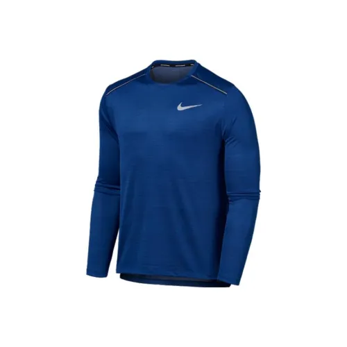 Nike Blue Men's T-Shirts Найк Синий Мужские Футболки