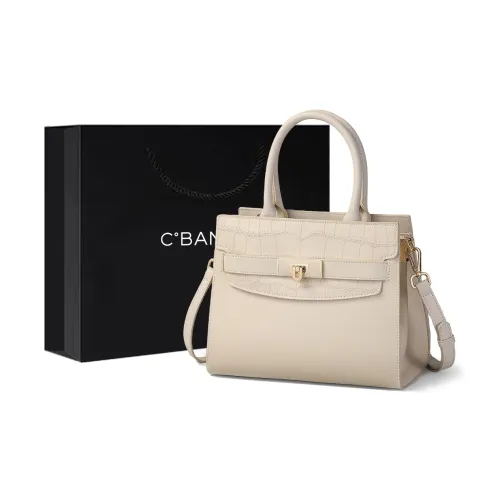 C°BANNER Коровья кожа Одно плечо Через плечо Портативная Сумка для мамы Большая Женская Экрю