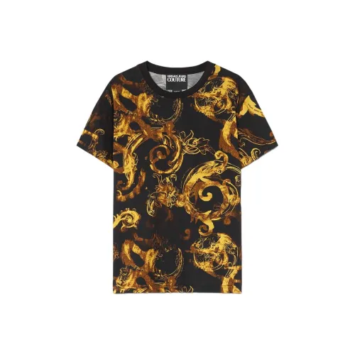 VERSACE Мужские черные T-рубашки