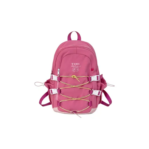 Deli Bear Нейлон Рюкзак Унисекс Розовый Синий Черный Фиолетовый Экрю