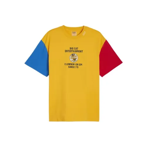 PUMA Желтые Мужские Футболки