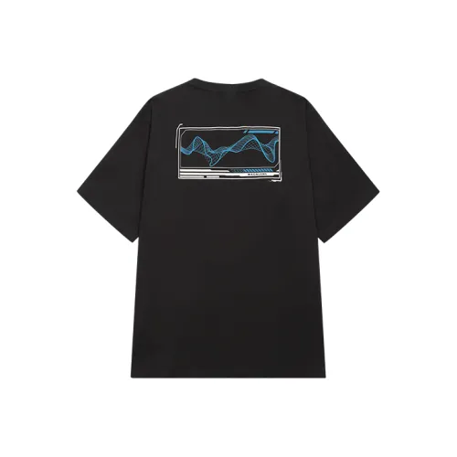 Magn Lens Черные Мужские T-Рубашки