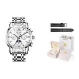 Стальной браслет, натуральный белый