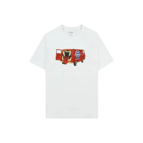 PLEASURES FW23 T-Shirt Унисекс Белый