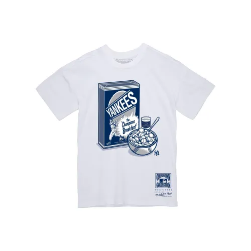 MITCHELL NESS футболка с принтом "Cereal" Нью-Йорк Янкис мужская белая