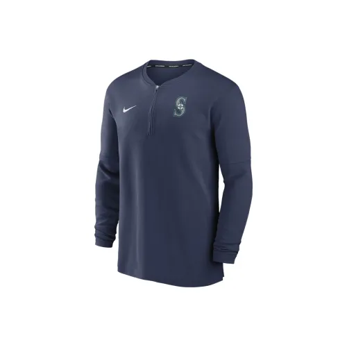 nike Seattle Mariners Аутентичная коллекция Game Time T-рубашка мужская морской синий
