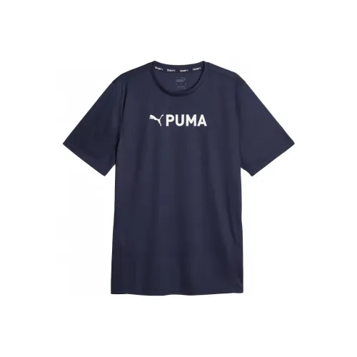 PUMA FIT ULTRABREATHE Fit Ultrabreathe Мужской Tee T-Рубашка Мужская Темно-Синяя