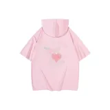 Розовый (с капюшоном)