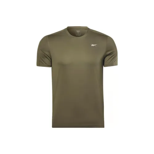 Reebok Training Tech T Shirt Мужская Армейский Зеленый