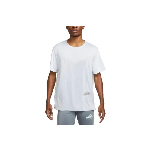 nike Dri Fit RISE 365 T Рубашка Мужская Белая