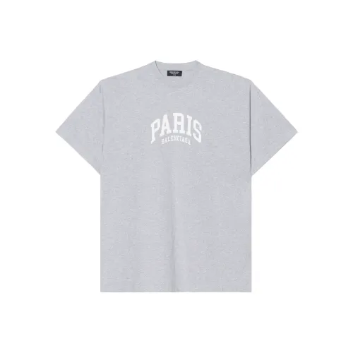 Balenciaga T-Shirt Loose Fit Men's Gray