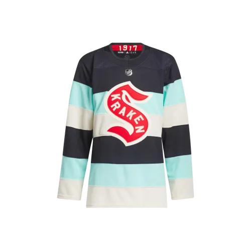 Adidas Kraken Authentic Winter Classic Jersey T-Shirt Men's Midnight Blue