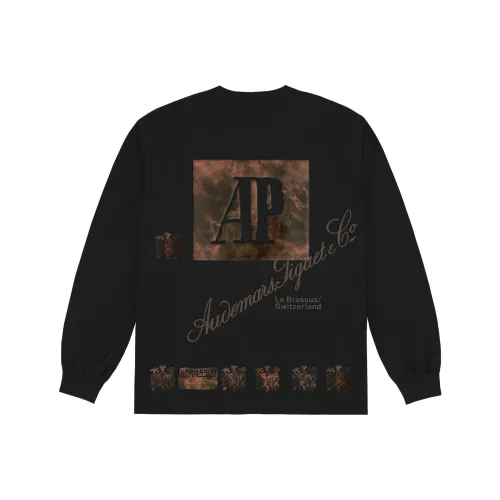 Travis Scott x AUDEMARS PIGUET AUDEMARS PIGUET Co Бренд FW23 T-Shirt Унисекс Черный