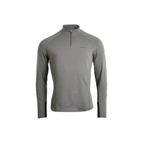 DECATHLON Хаки Серый Мужская T-рубашка
