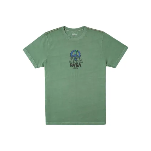 RVCA Зеленая Мужская Футболка