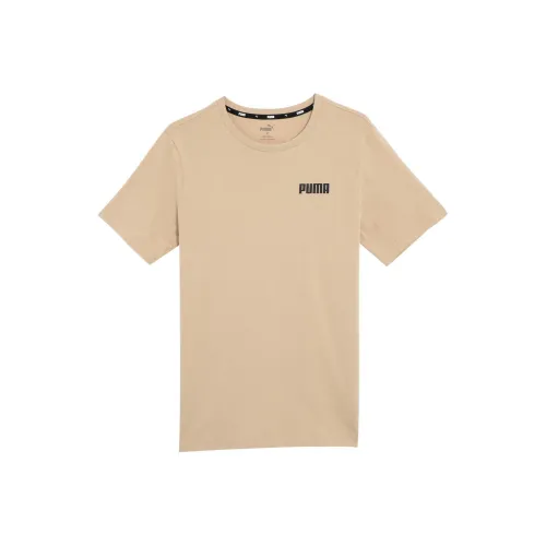 PUMA Бежевый Коричневый Мужская T-Рубашка