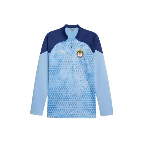 PUMA C.D. Guadalajara Football Тренировки Флис Т-Рубашка Мужская Многоцветная