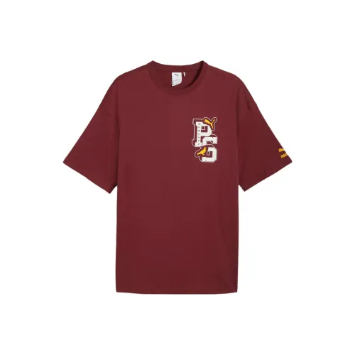 PUMA x Staple T-Shirt Мужская Бордовая