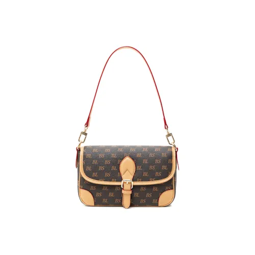 BASA BELA Сумка через плечо из ПВХ и синтетической кожи маленькая женская сумка на плечо темно-коричневый цвет