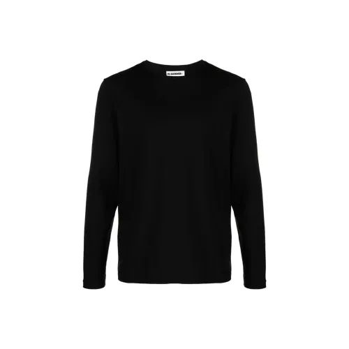 JIL SANDER Мужские черные T-рубашки