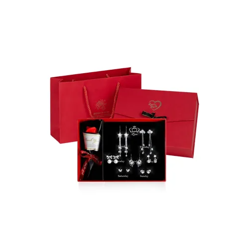 SFER 999 Fine Серебряный Ухо Заклепки Серьги-гвоздики Женские