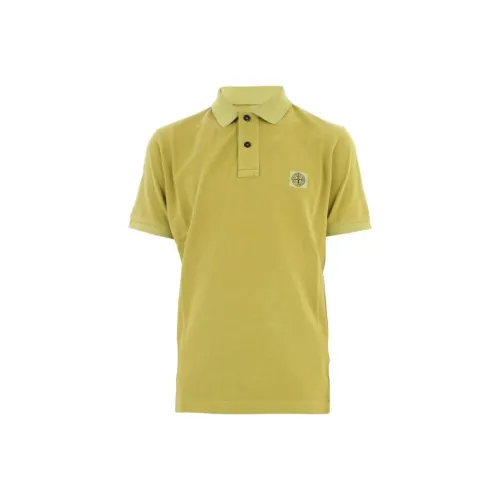 STONE ISLAND Рубашка Мужская Желтая