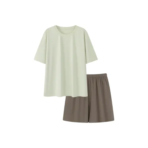 Городская красота Pajama Комплект Женский Фруктовый зеленый