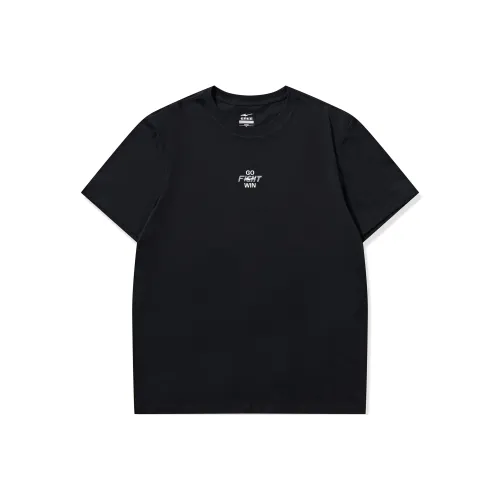 Erke Comprehensive Training Collection Sports Lifestyle Collection T-Shirt Мужской Глубокий Черный