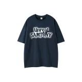 Темно-синий (Белый принт)