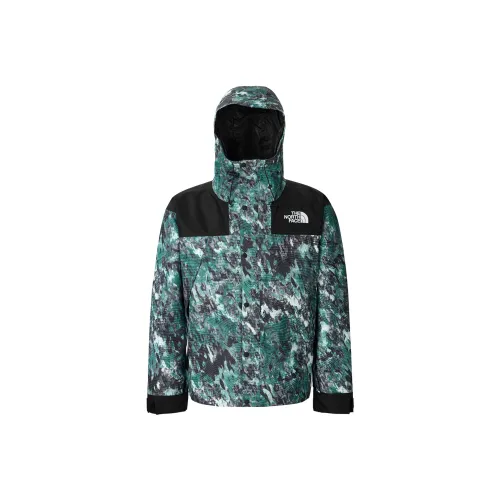 THE NORTH FACE ICONMountain SS25 Hiking Waterproof And Windproof Windbreaker Men's Camouflage