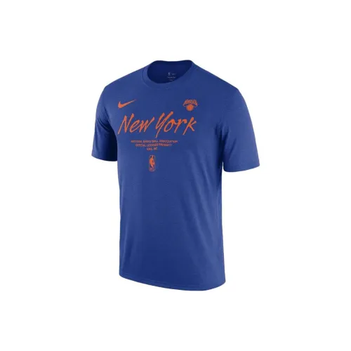 Nike Blue Men's T-Shirts Найк Синий Мужские Футболки