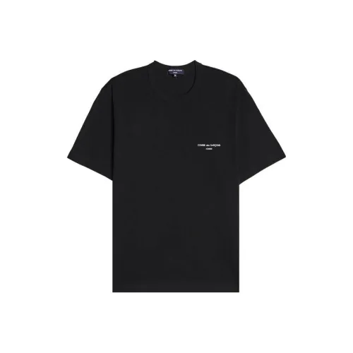 COMME DES GARCONS SHIRT Черная мужская футболка T-рубашка