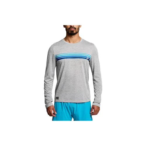 Saucony Секундомер Серый Мужской T-Рубашки