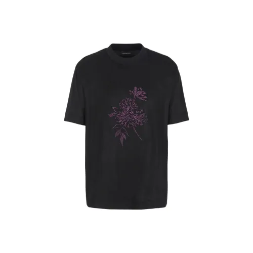 EMPORIO ARMANI Черные Мужские T-Рубашки