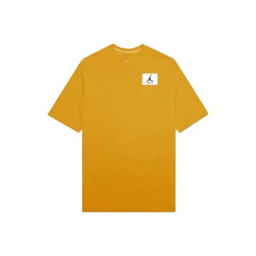 Джордан FlightEssentialsOversizedT Рубашка T Рубашка Мужская Желтая с Кристалл-Вдохновленным Дизайном