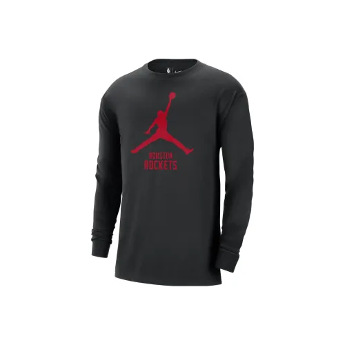 Джордан Houston Rockets Essential T-Shirt Houston Rockets Мужской Черный