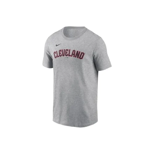 nike Shane Bieber Cleveland Guardians Fuse T-Shirt Мужской Темно-серый