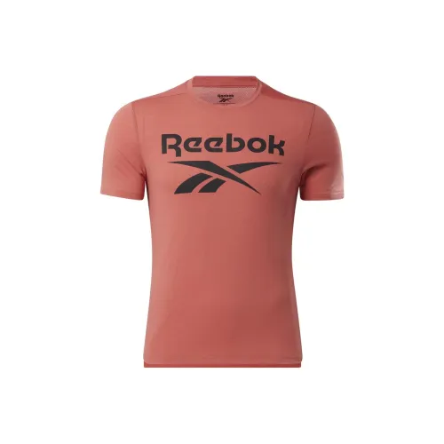 Reebok WOR SUP SS Графический Т-शरф Т Рубашка Мужская Красная