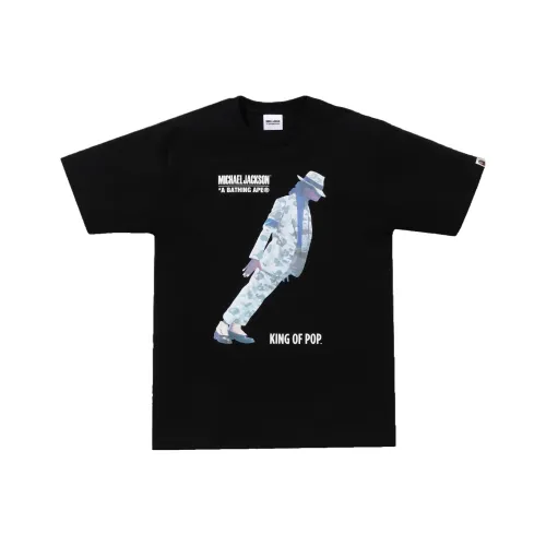 A BATHING APE BAPE совместный бренд X Michael Jackson Co Бренд Мужская рубашка T