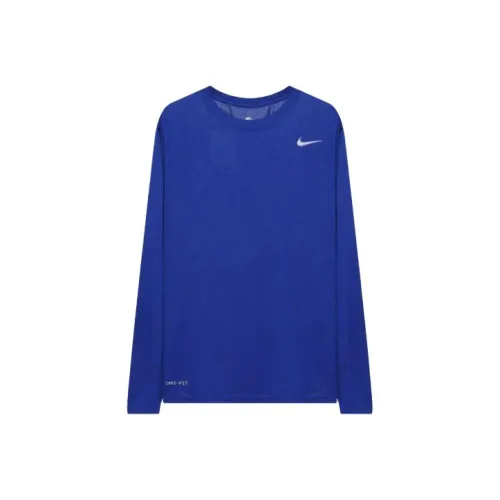 Nike Blue Men's T-Shirts Найк Синий Мужские Футболки