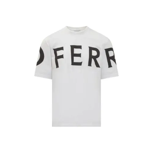 Ferragamo Белая Мужская T-Рубашка