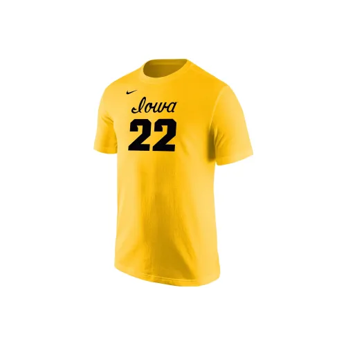 nike Caitlin Clark Iowa T-Shirt Iowa Caitlyn Clark Размер 22 Мужской Желтый