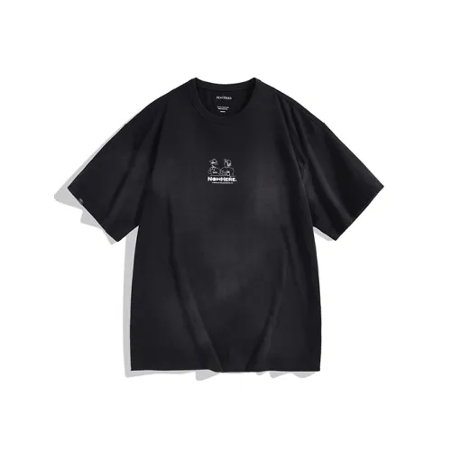 PEACEBIRD MEN Черный 1 Свободный крой Мужская футболка