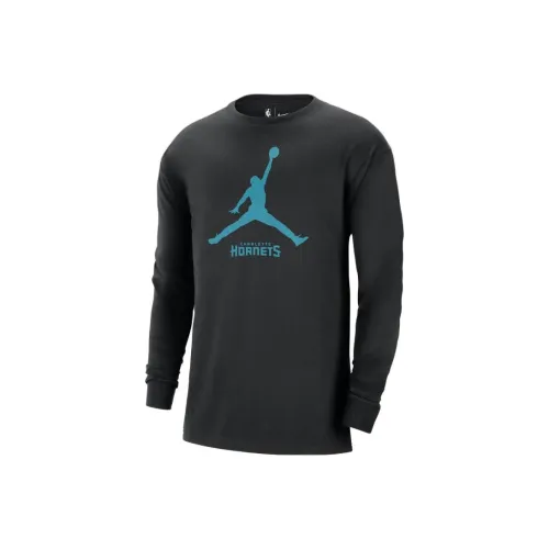 Джордан Черные Мужские T-Рубашки