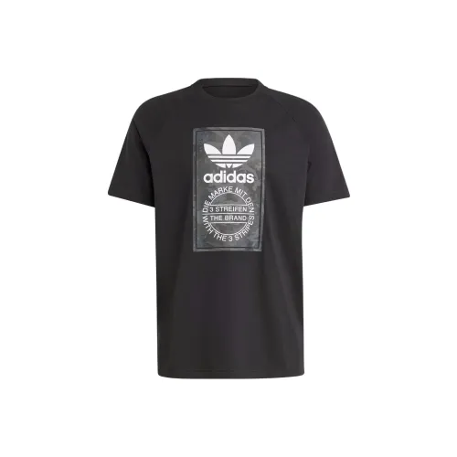 Adidas Originals Camo Tongue Tee T-Shirt Рубашка Мужская Черная