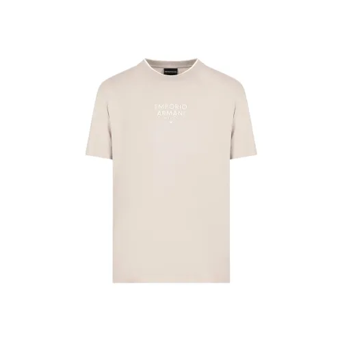 EMPORIO ARMANI Бежевые Мужские Рубашки