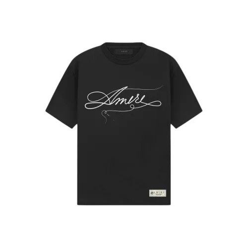 AMIRI Мужские черные футболки
